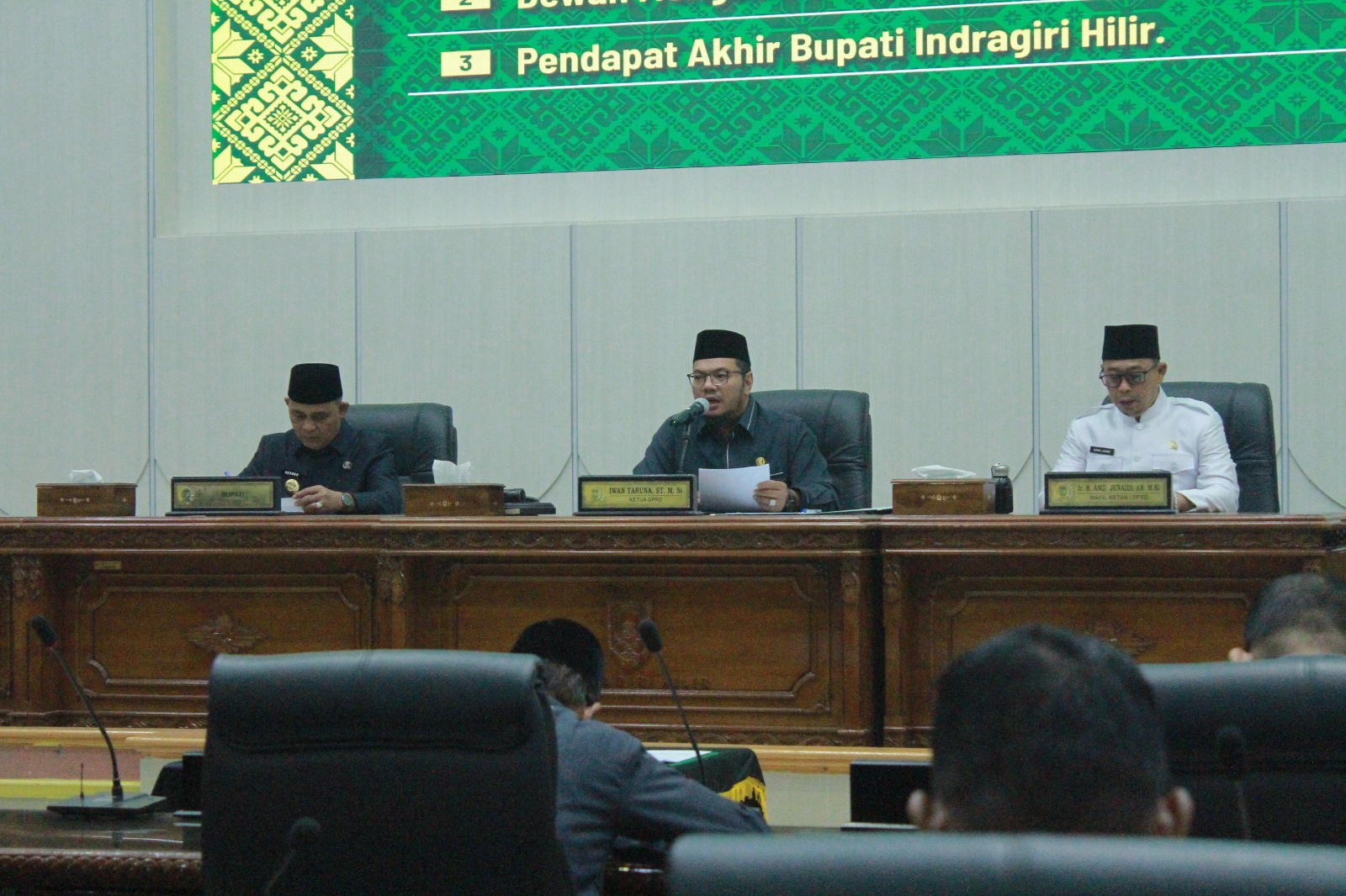 Ketua DPRD Inhil Pimpin Rapat Paripurna Ke-2 Masa Persidangan V Tahun Sidang 2026